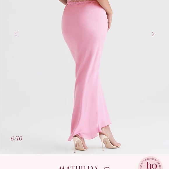 House of CB Pink Lace Two-Piece Set - Picture 2 of 3